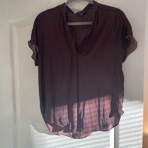 Naked Zebra Sheer Chocolate Blouse